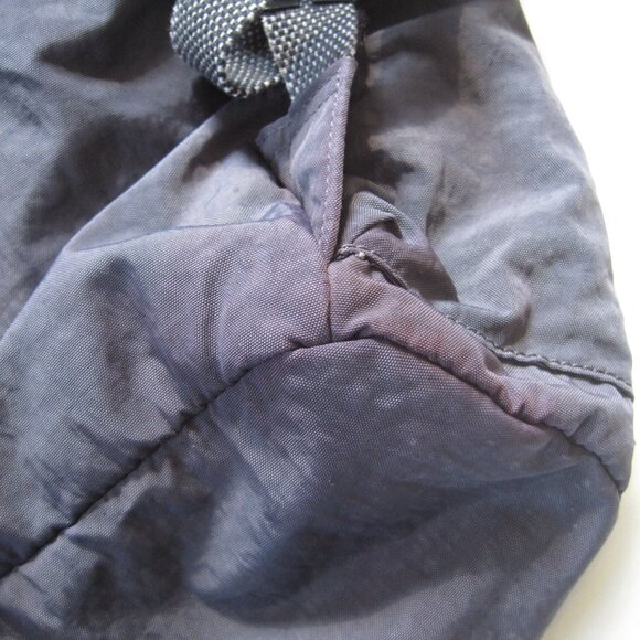 Kipling Cloth Backpack Purple Blue Grey Color Adjustable Straps Zip Up Closure - Picture 9 of 10